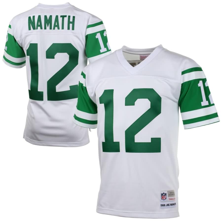 Joe Namath New York Jets Mitchell & Ness 1968 Retired Player Vintage Replica Jersey - White