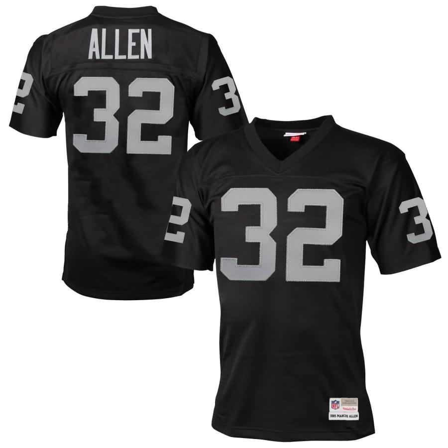 Marcus Allen Oakland Raiders Mitchell & Ness Retired Player Vintage Replica Jersey - Black