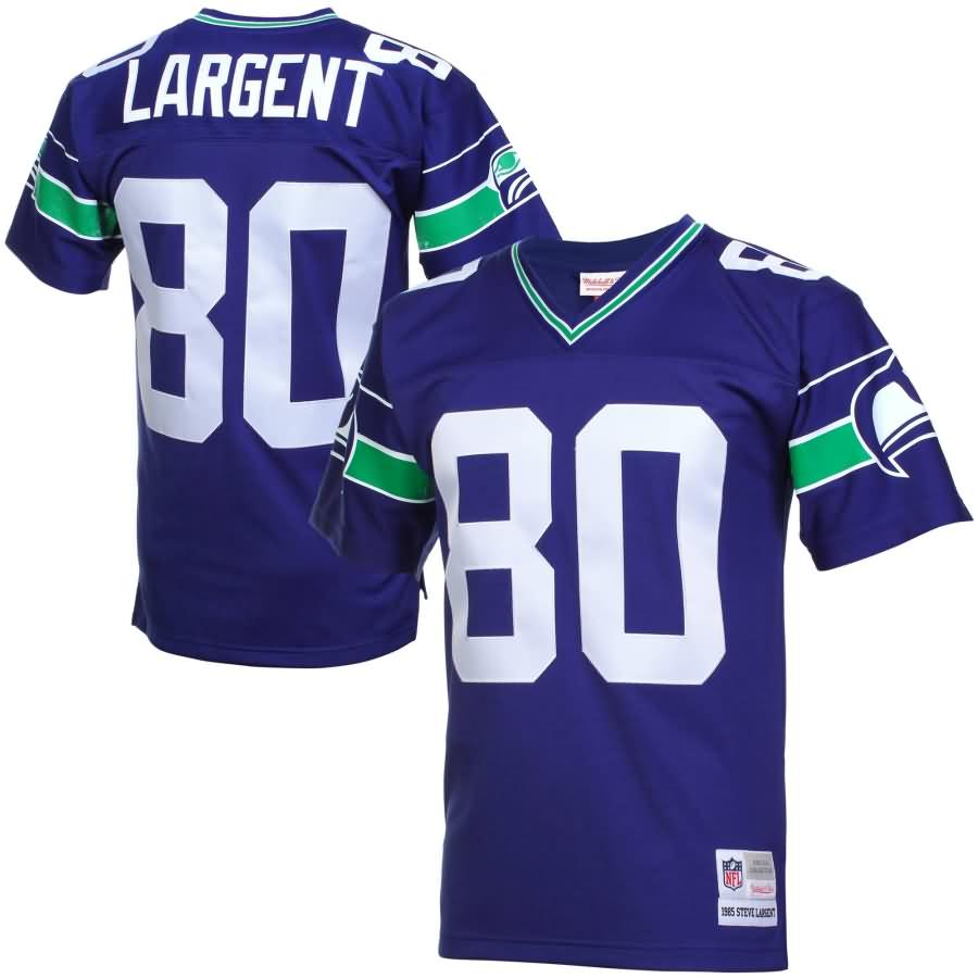 Steve Largent Seattle Seahawks Mitchell & Ness Retired Player Vintage Replica Jersey - Royal Blue