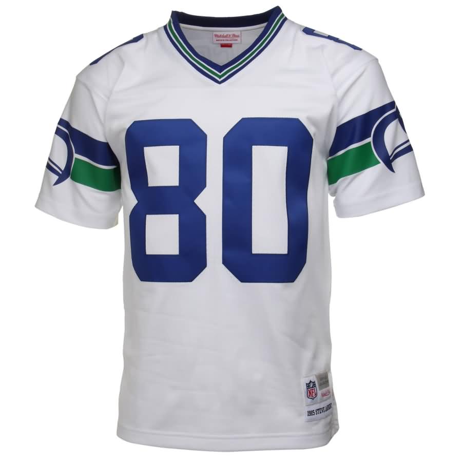 Steve Largent Seattle Seahawks Mitchell & Ness 1985 Retired Player Vintage Replica Jersey - White