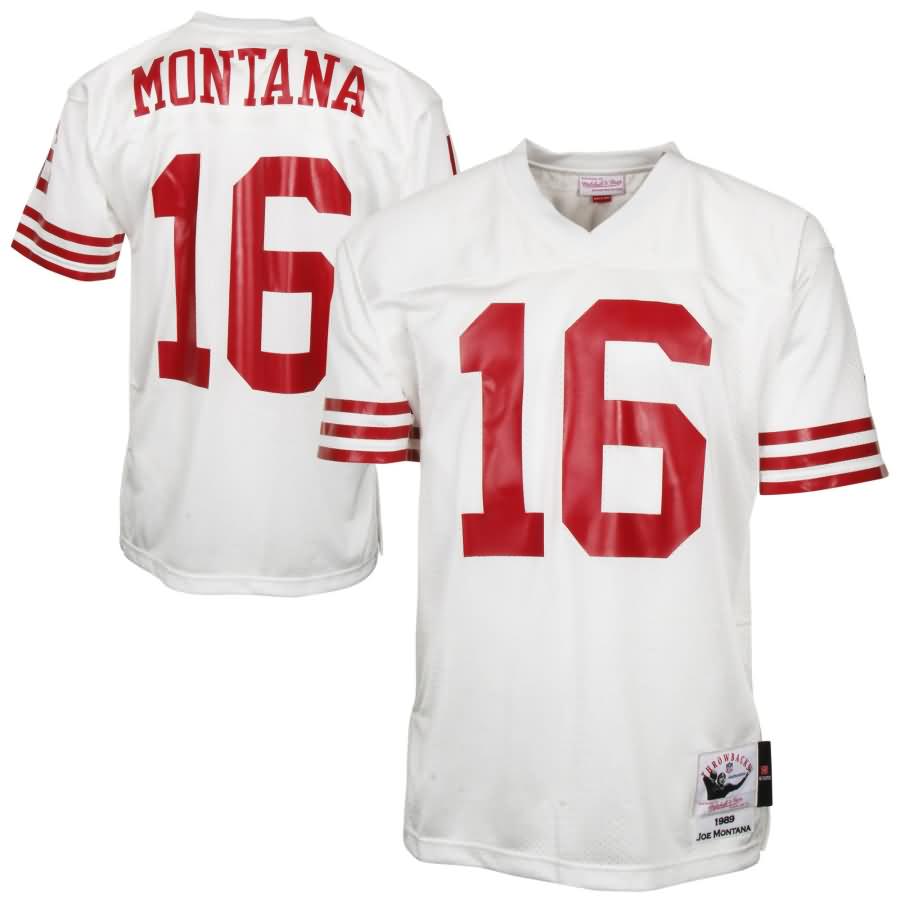 Joe Montana San Francisco 49ers Mitchell & Ness Authentic Throwback Jersey - White