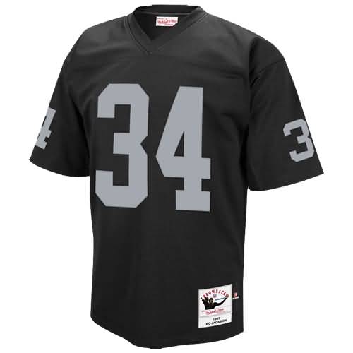 Bo Jackson Oakland Raiders Mitchell & Ness 1990 Authentic Throwback Jersey - Black