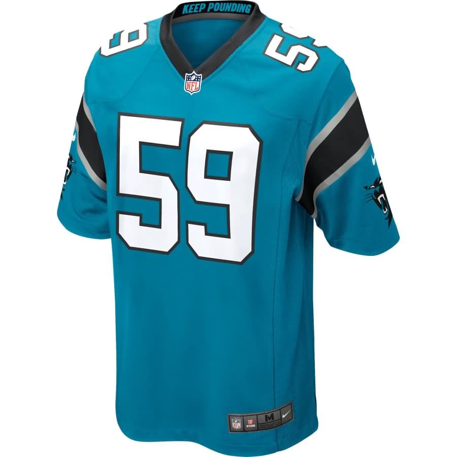 Luke Kuechly Carolina Panthers Nike Alternate Game Jersey - Blue