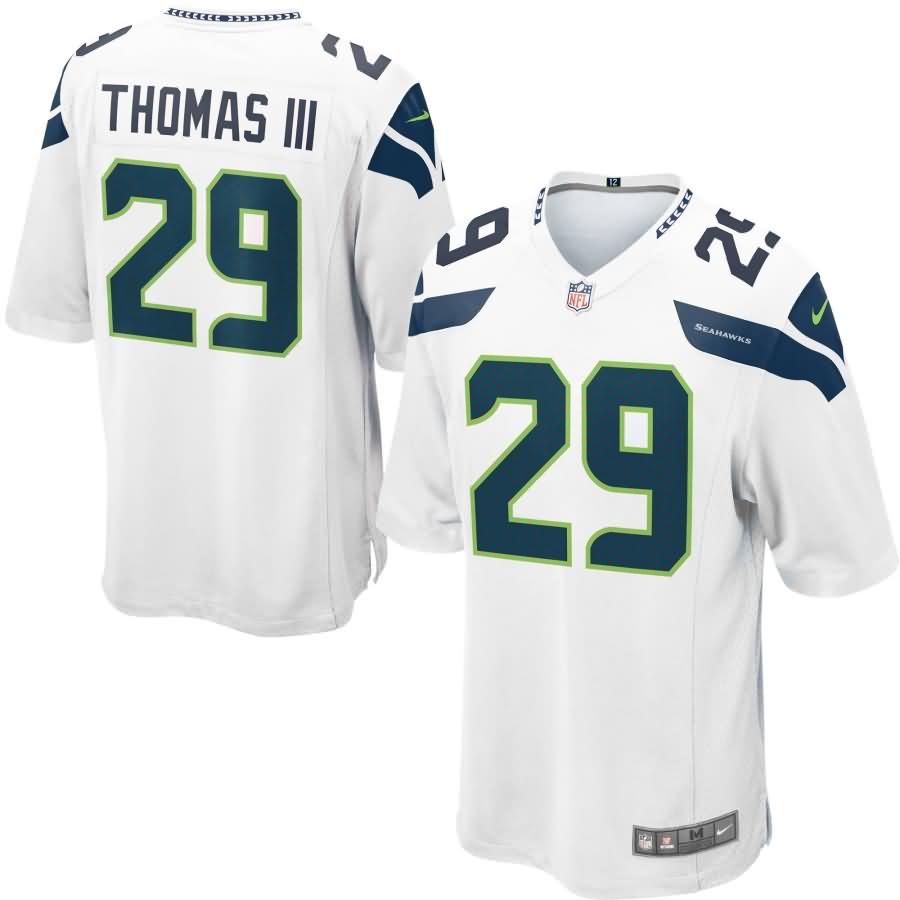 Earl Thomas Seattle Seahawks Nike Game Football Jersey - White