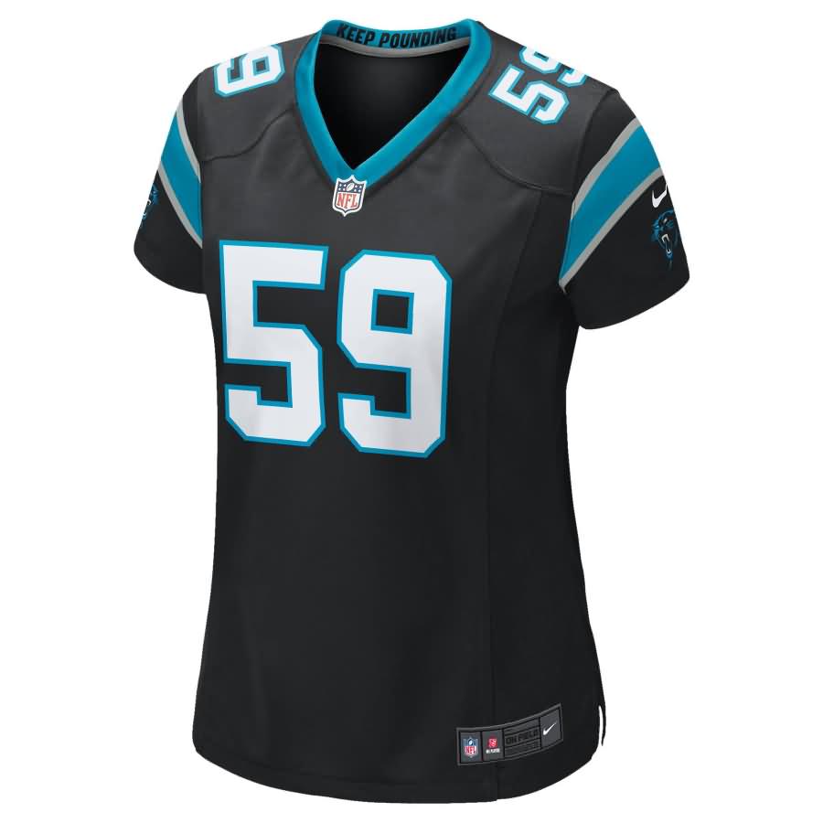 Luke Kuechly Carolina Panthers Nike Women's Game Jersey - Black