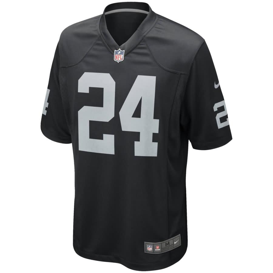 Charles Woodson Oakland Raiders Nike Youth Team Color Game Jersey - Black