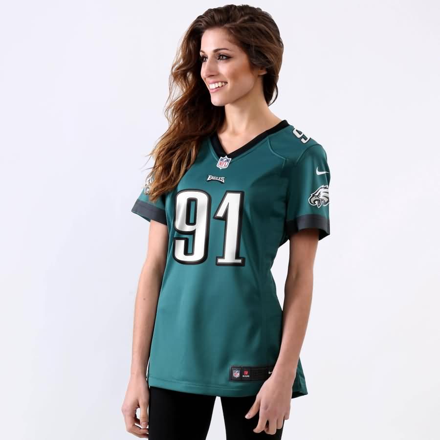 Fletcher Cox Philadelphia Eagles Nike Women's Game Jersey - Midnight Green