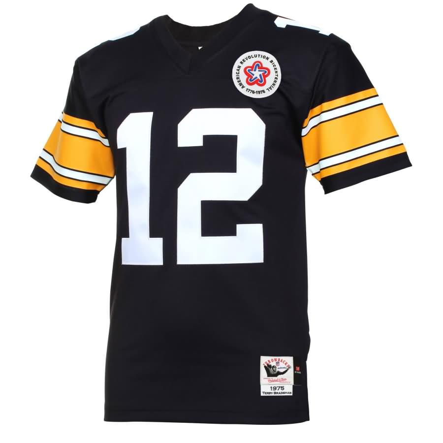 Terry Bradshaw Pittsburgh Steelers Mitchell & Ness Authentic Throwback Jersey - Black