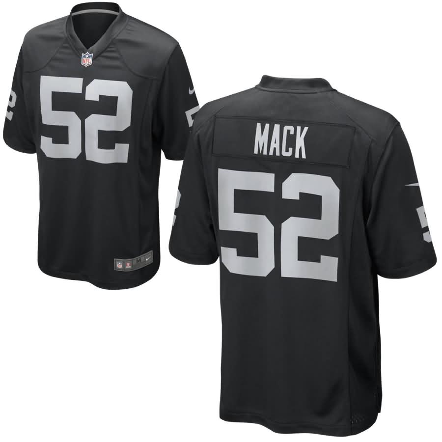 Khalil Mack Oakland Raiders Nike Game Jersey - Black