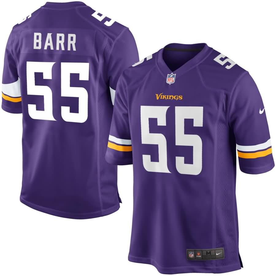 Anthony Barr Minnesota Vikings Nike Game Jersey - Purple