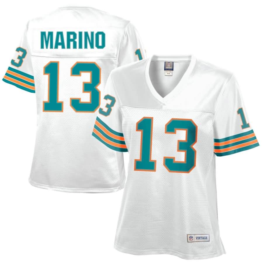 Dan Marino Miami Dolphins Women's Retired Player Jersey - White