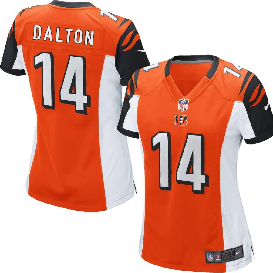 Andy Dalton Cincinnati Bengals Nike Women's Game Jersey - Orange