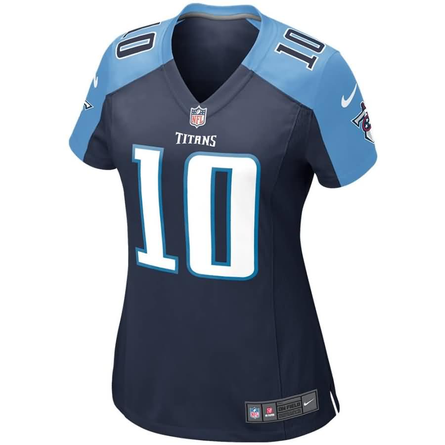 Jake Locker Tennessee Titans Nike Women's Game Jersey - Navy