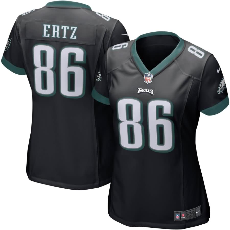 Zach Ertz Philadelphia Eagles Nike Women's Game Jersey - Black