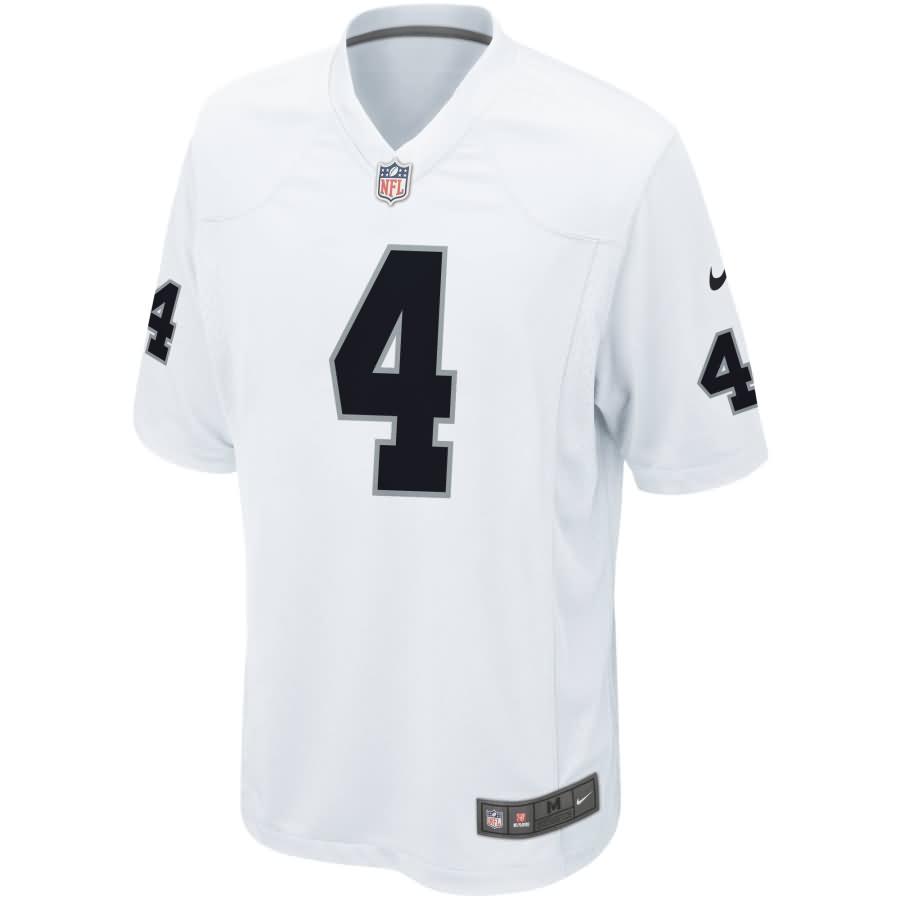 Derek Carr Oakland Raiders Nike Game Jersey - White