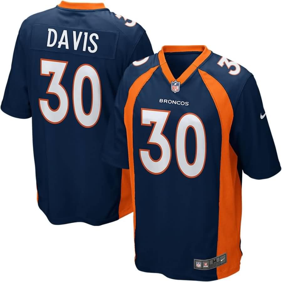 Terrell Davis Denver Broncos Nike Retired Player Game Jersey - Navy Blue