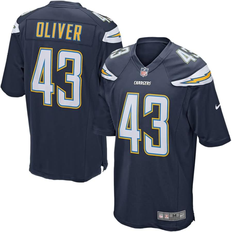 Branden Oliver Los Angeles Chargers Nike Game Jersey - Navy Blue