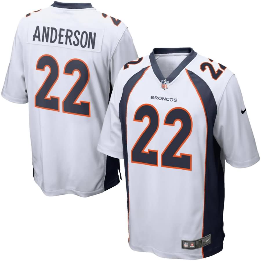 CJ Anderson Denver Broncos Nike Game Jersey - White