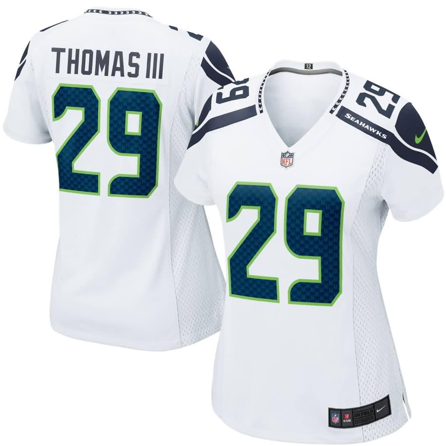 Earl Thomas Seattle Seahawks Nike Women's Game Jersey - White