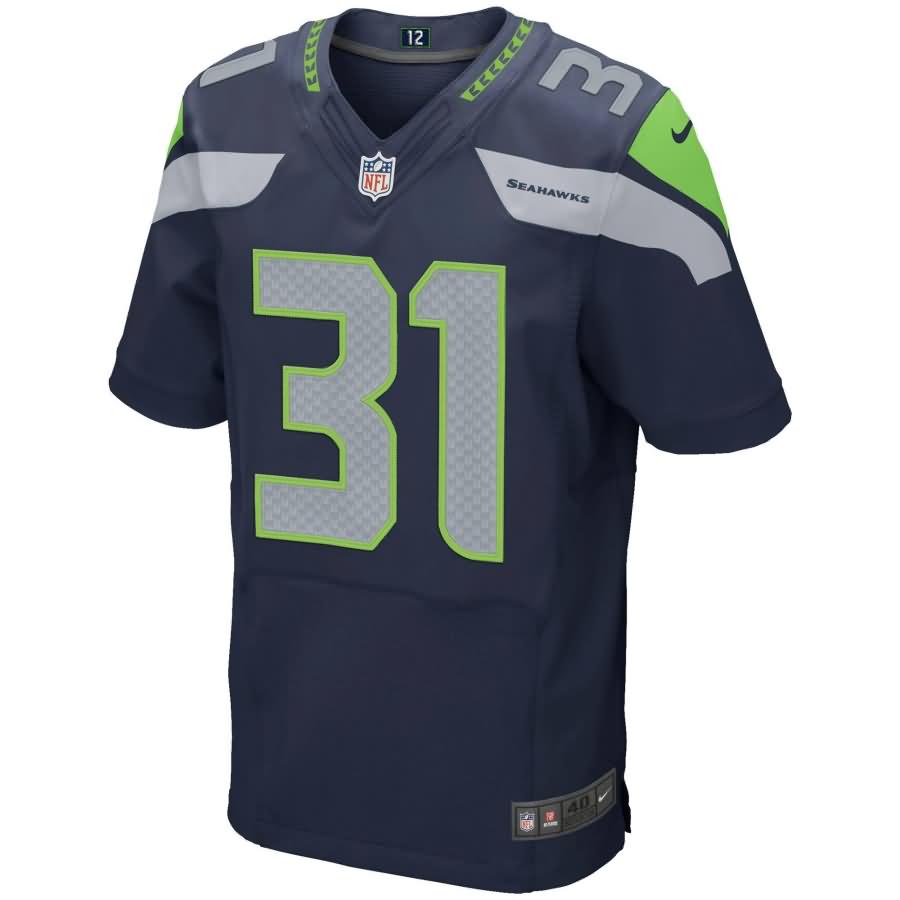 Kam Chancellor Seattle Seahawks Nike Elite Jersey - College Navy