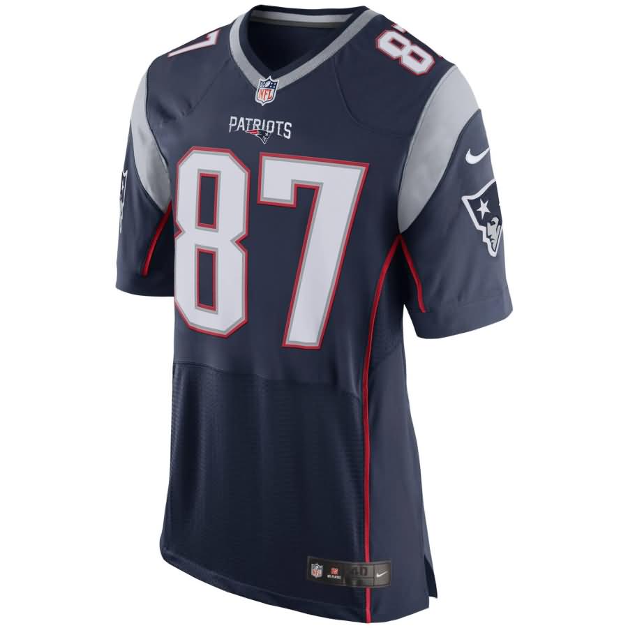 Rob Gronkowski New England Patriots Nike Elite Jersey - Navy Blue