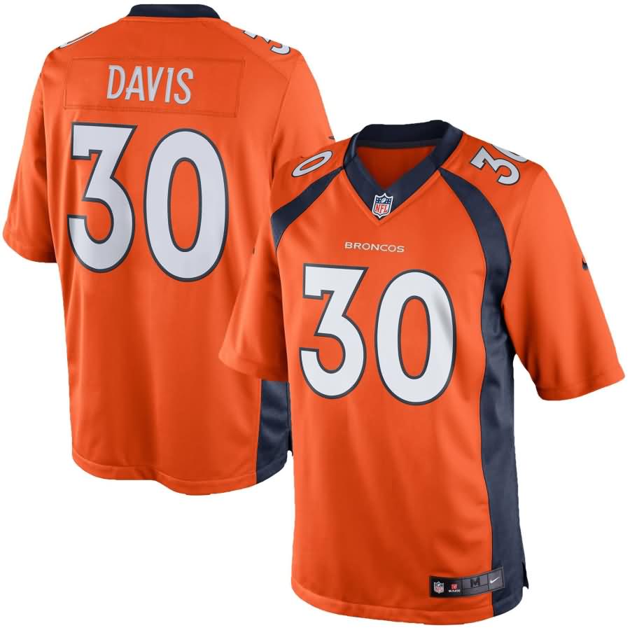 Terrell Davis Denver Broncos Nike Retired Player Limited Jersey - Orange