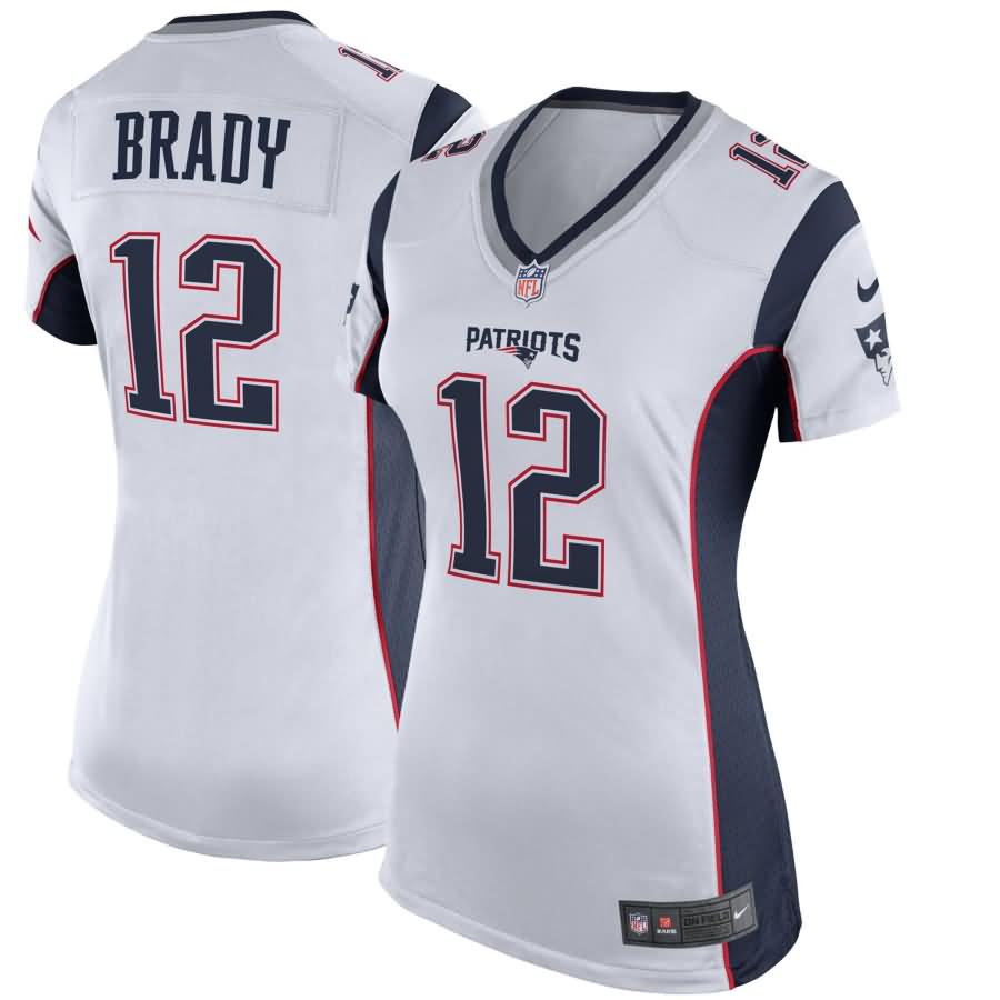 Tom Brady New England Patriots Nike Women's Game Jersey - White