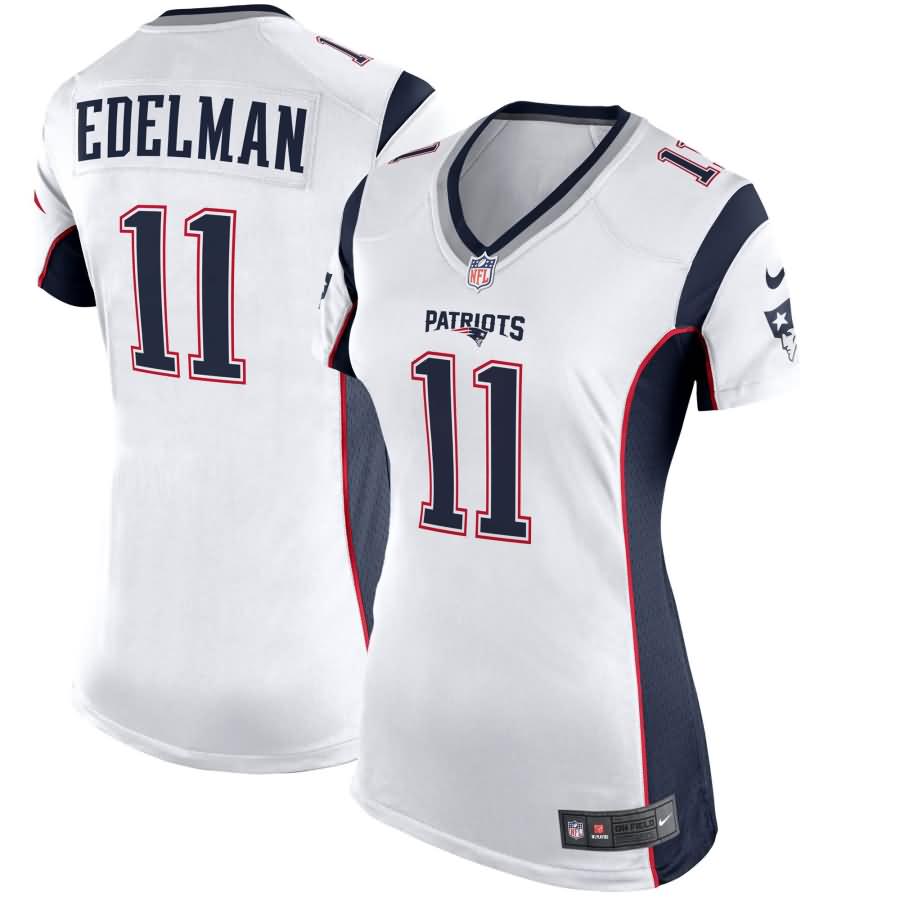 Julian Edelman New England Patriots Nike Women's Game Jersey - White