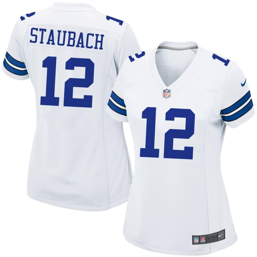 Roger Staubach Dallas Cowboys Nike Women's Retired Game Jersey - White