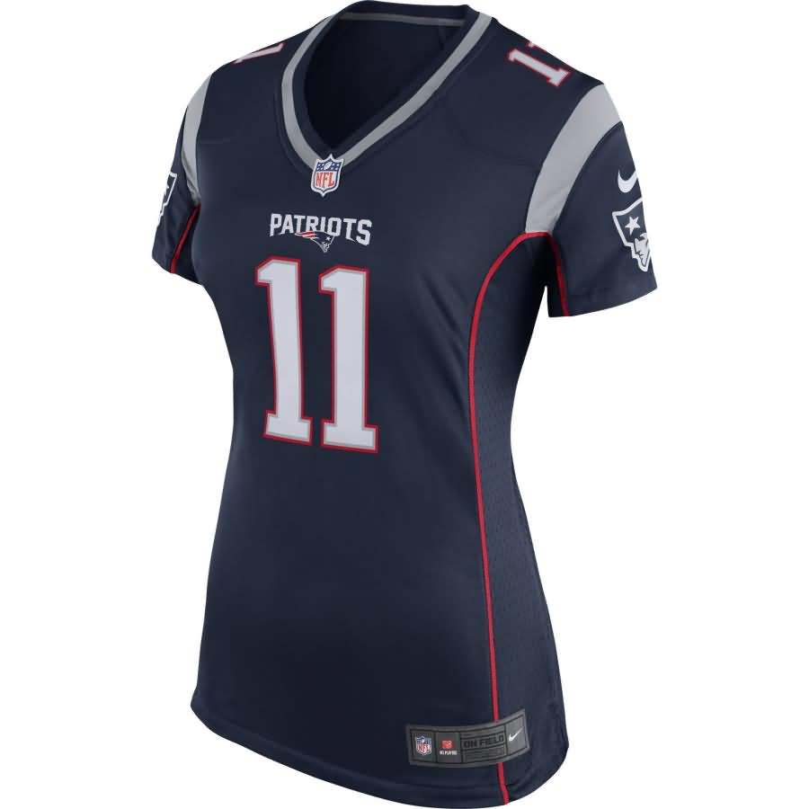 Julian Edelman New England Patriots Nike Girls Youth Game Jersey - Navy