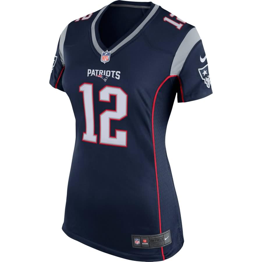 Tom Brady New England Patriots Nike Girls Youth Game Jersey - Navy