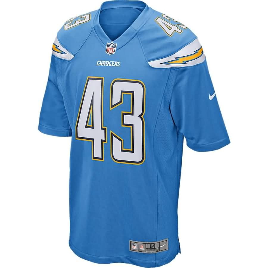 Branden Oliver Los Angeles Chargers Nike Youth Alternate Game Jersey - Powder Blue