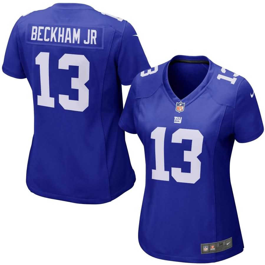 Odell Beckham Jr New York Giants Nike Girls Youth Game Jersey - Royal