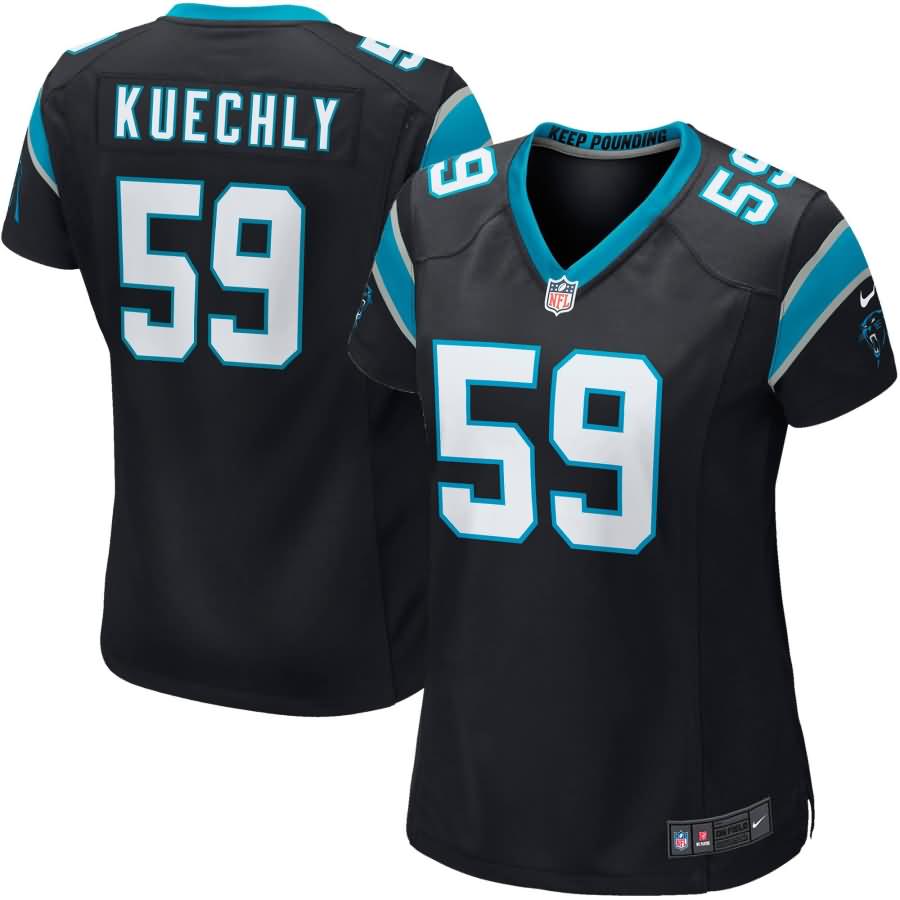 Luke Kuechly Carolina Panthers Nike Girls Youth Game Jersey - Black