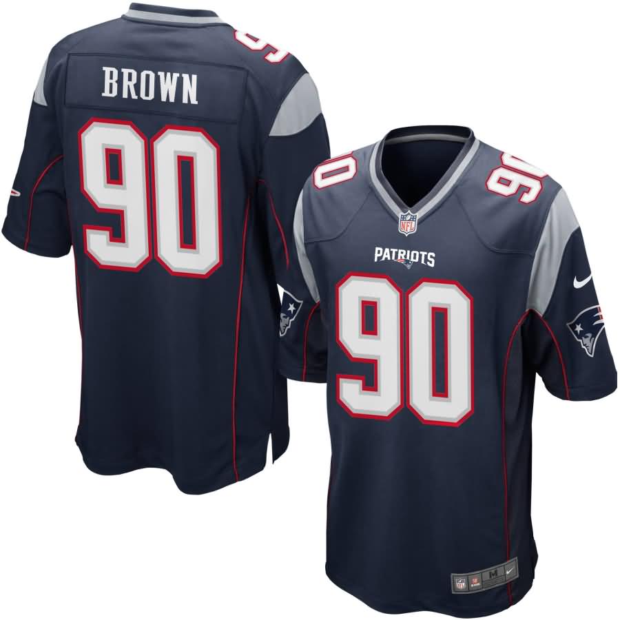 Malcom Brown New England Patriots Nike Game Jersey - Navy