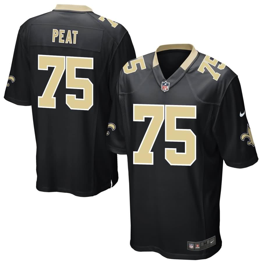 Andrus Peat New Orleans Saints Nike Game Jersey - Black