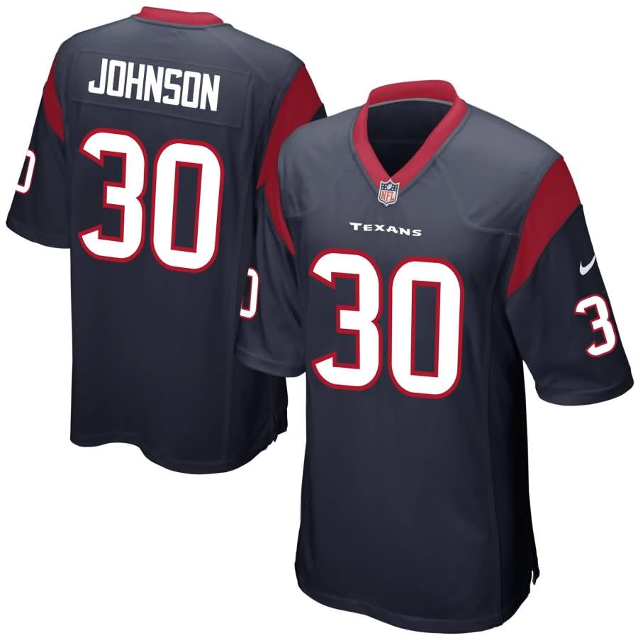 Kevin Johnson Houston Texans Nike Game Jersey - Navy