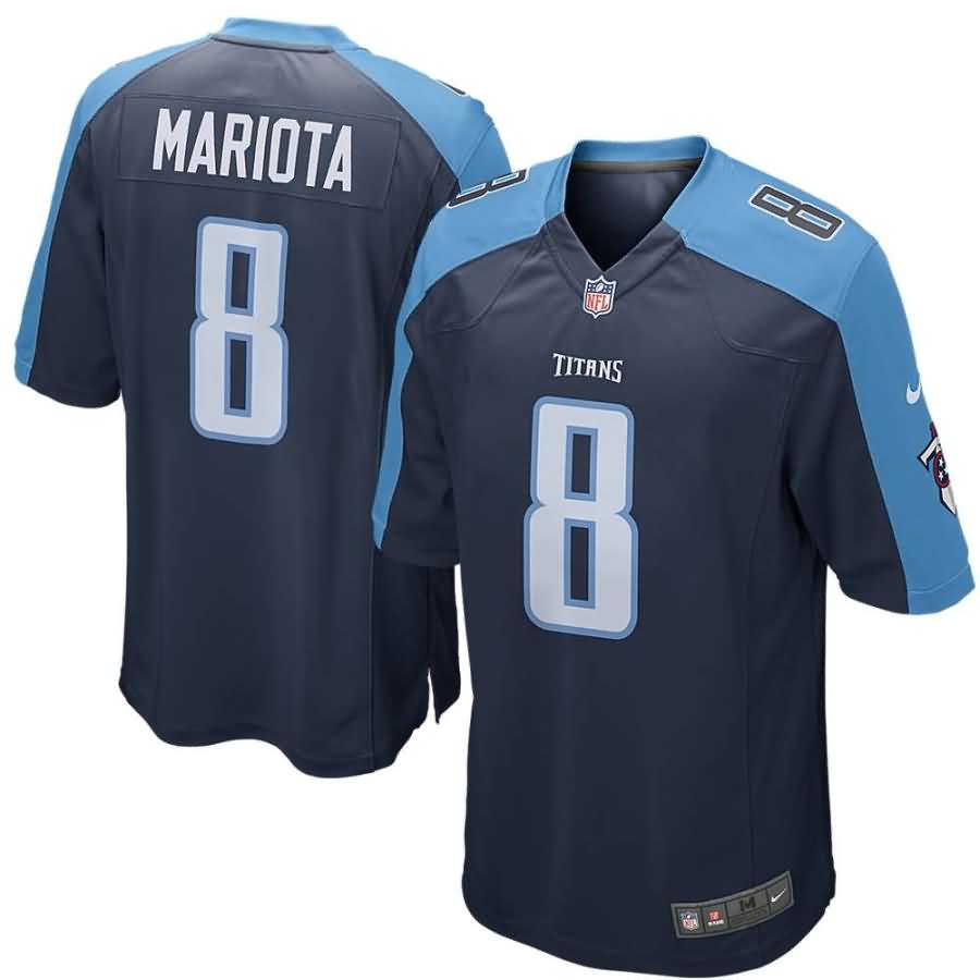 Marcus Mariota Tennessee Titans Nike Game Jersey - Navy