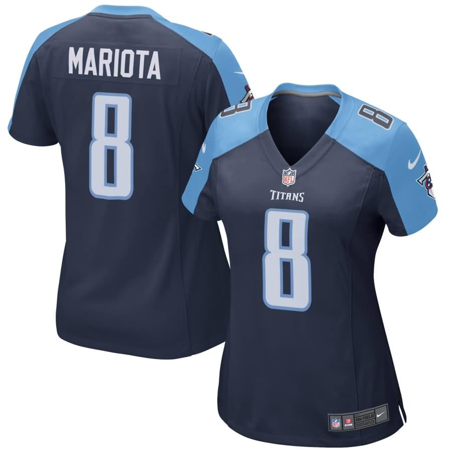 Marcus Mariota Tennessee Titans Nike Women's Game Jersey - Navy