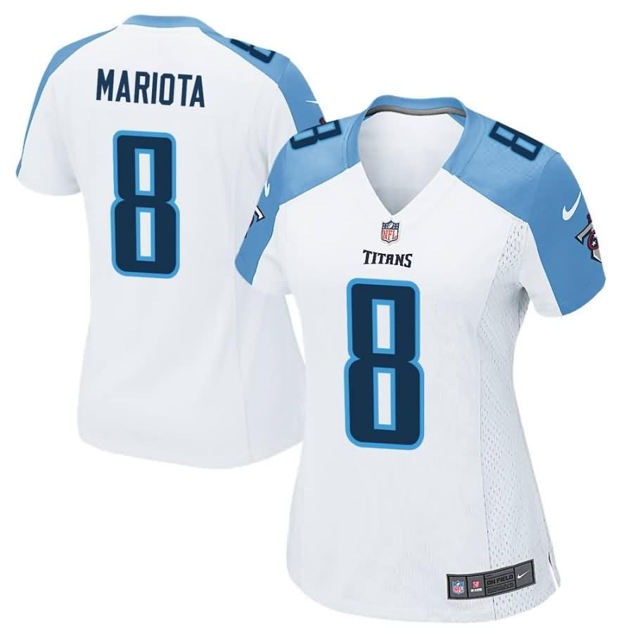 Marcus Mariota Tennessee Titans Nike Women's 2015 Game Jersey - White