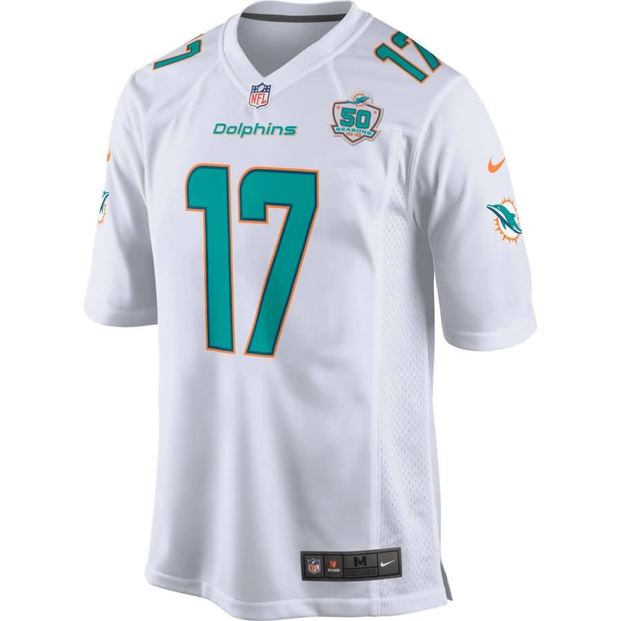 Ryan Tannehill Miami Dolphins Nike White Game 2015 NFL Patch Jersey - White