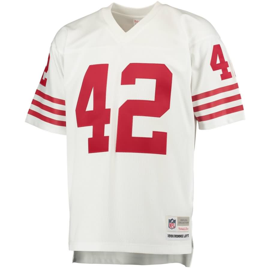 Ronnie Lott San Francisco 49ers Mitchell & Ness Retired Player Replica Jersey - White