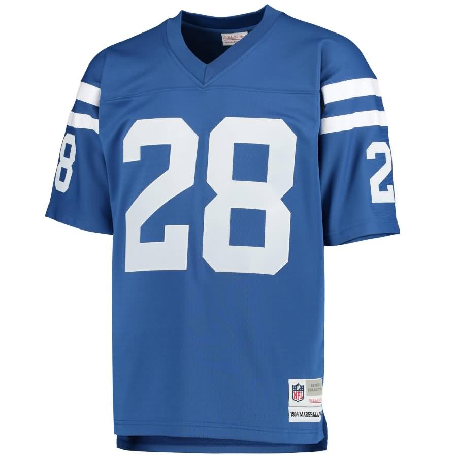 Marshall Faulk Indianapolis Colts Mitchell & Ness Retired Player Replica Jersey - Royal