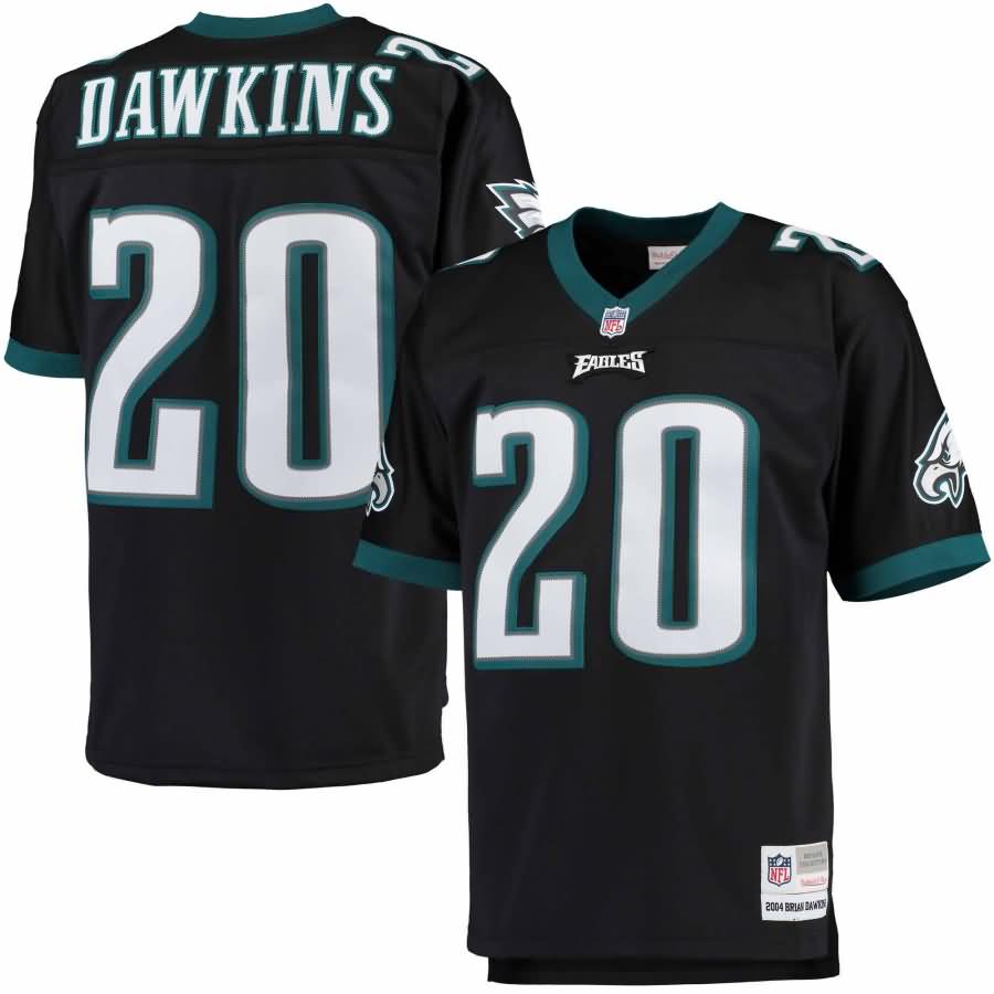 Brian Dawkins Philadelphia Eagles Mitchell & Ness Retired Player Replica Jersey - Black