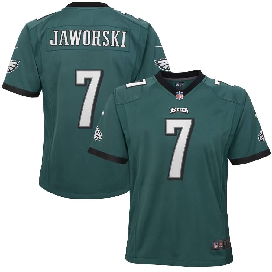 Ron Jaworski Philadelphia Eagles Youth Nike Retired Game Jersey - Midnight Green