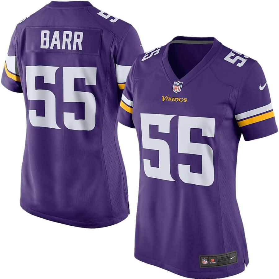 Anthony Barr Minnesota Vikings Nike Women's Game Jersey - Purple