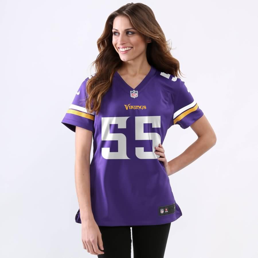 Anthony Barr Minnesota Vikings Nike Women's Game Jersey - Purple