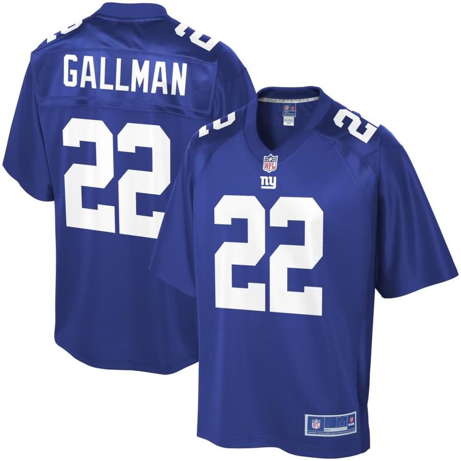 Wayne Gallman New York Giants NFL Pro Line Team Color Player Jersey - Royal