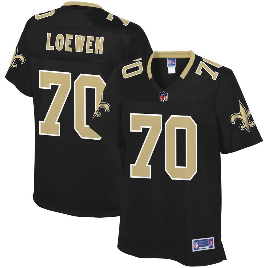 Mitchell Loewen New Orleans Saints NFL Pro Line Women's Team Color Player Jersey - Black