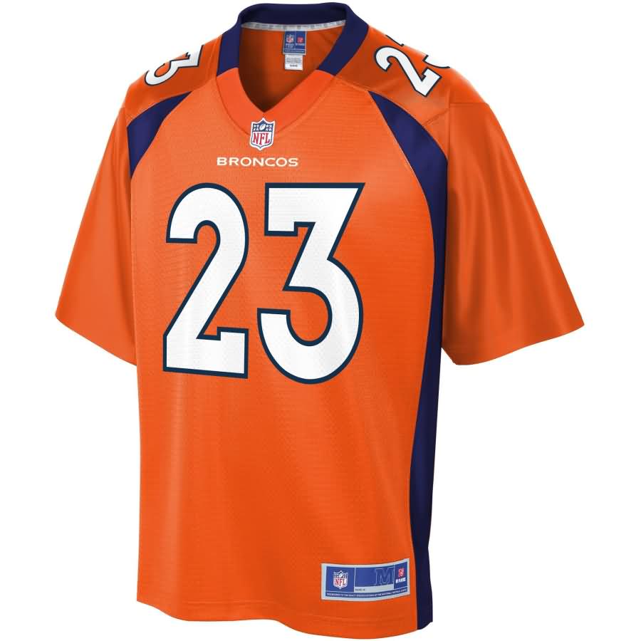 Devontae Booker Denver Broncos NFL Pro Line Team Color Player Jersey - Orange